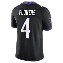 Zennovawear Zay Flowers Baltimore Ravens Alternate Alternate Vapor FUSE. Stitched Limited Jersey - Black