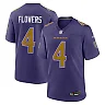 Zennovawear Zay Flowers Baltimore Ravens Alternate Game Jersey - Purple