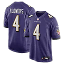 Zennovawear Zay Flowers Baltimore Ravens Game Jersey - Purple