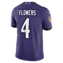 Zennovawear Zay Flowers Baltimore Ravens Team Vapor FUSE. Stitched Limited Jersey - Purple