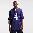 Zennovawear Zay Flowers Baltimore Ravens Team Game Jersey - Purple