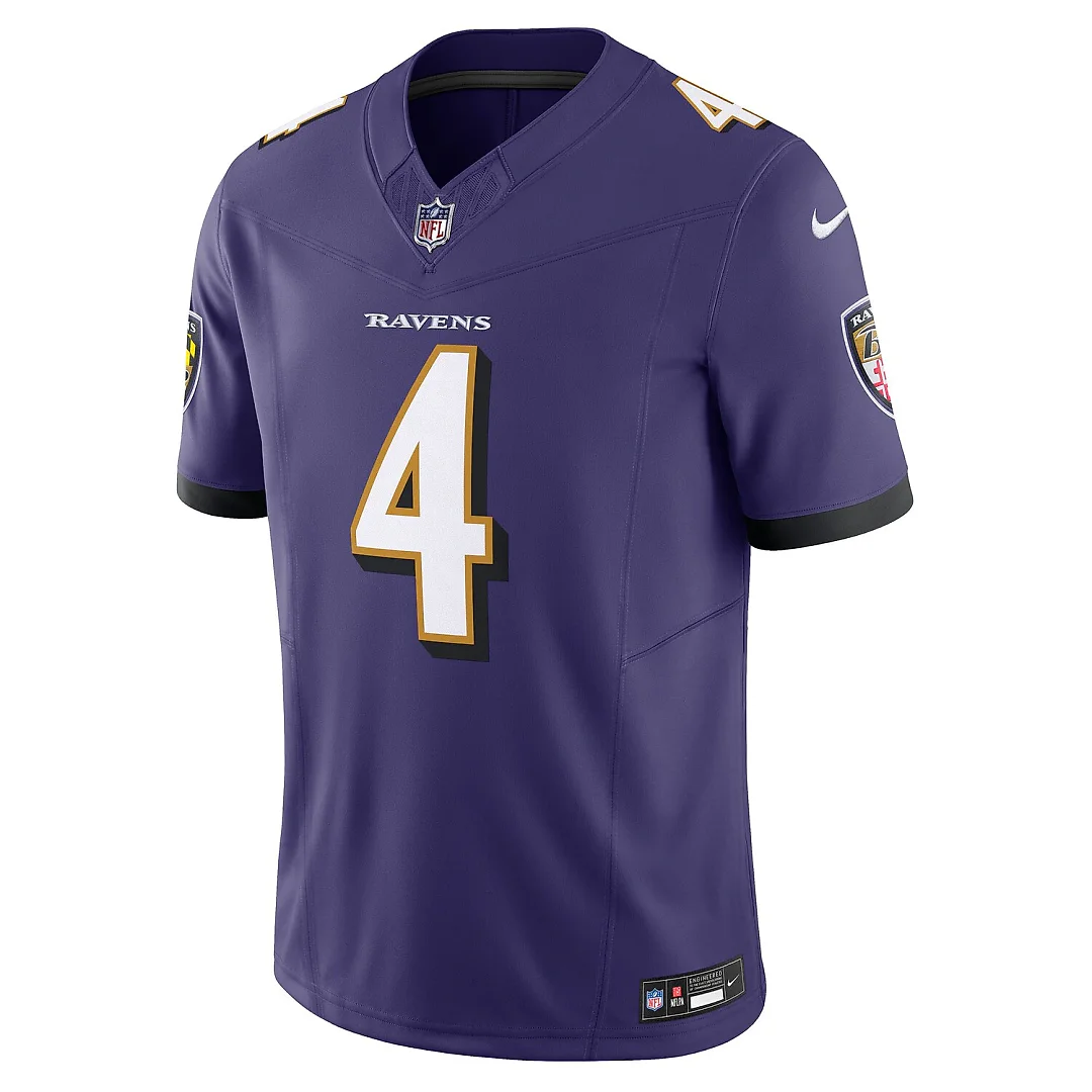 Zennovawear Zay Flowers Baltimore Ravens Vapor FUSE. Limited Jersey - Purple
