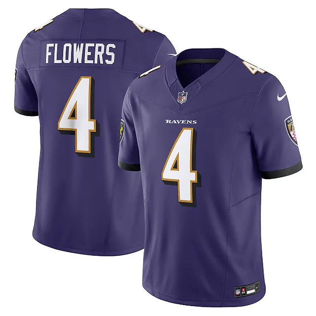 Zennovawear Zay Flowers Baltimore Ravens Vapor FUSE. Limited Jersey - Purple