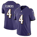 Zennovawear Zay Flowers Baltimore Ravens Alternate Vapor FUSE. Limited Jersey - Black