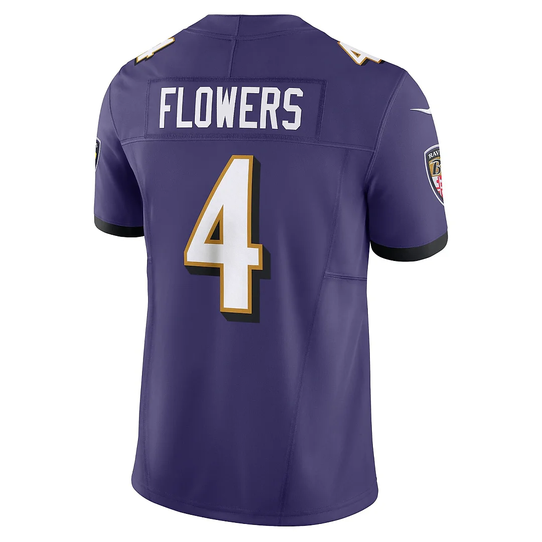 Zennovawear Zay Flowers Baltimore Ravens Vapor FUSE. Limited Jersey - Purple