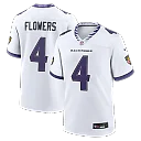 Zennovawear Zay Flowers Baltimore Ravens Game Jersey - White