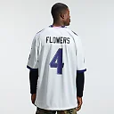 Zennovawear Zay Flowers Baltimore Ravens Game Jersey - White