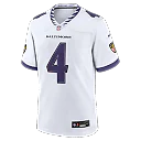 Zennovawear Zay Flowers Baltimore Ravens Game Jersey - White
