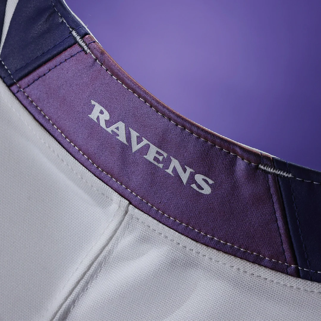 Zennovawear Zay Flowers Baltimore Ravens Vapor FUSE. Stitched Limited Jersey - White
