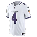 Zennovawear Zay Flowers Baltimore Ravens Vapor FUSE. Stitched Limited Jersey - White