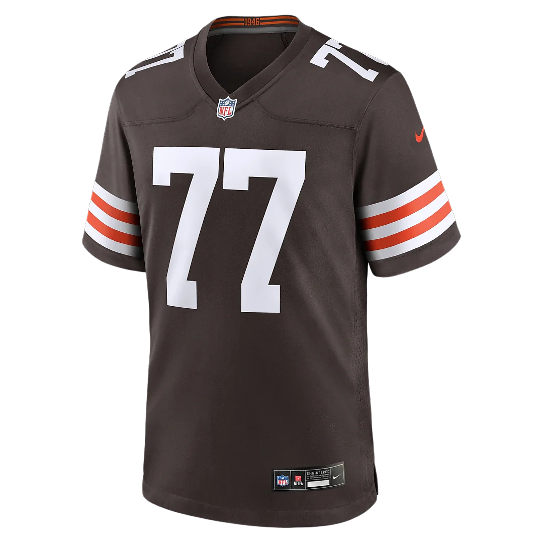 Zennovawear Zion Johnson Cleveland Browns Team Game Jersey - Brown