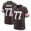 Zennovawear Zion Johnson Cleveland Browns Team Game Jersey - Brown