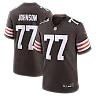 Zennovawear Zion Johnson Cleveland Browns Team Game Jersey - Brown