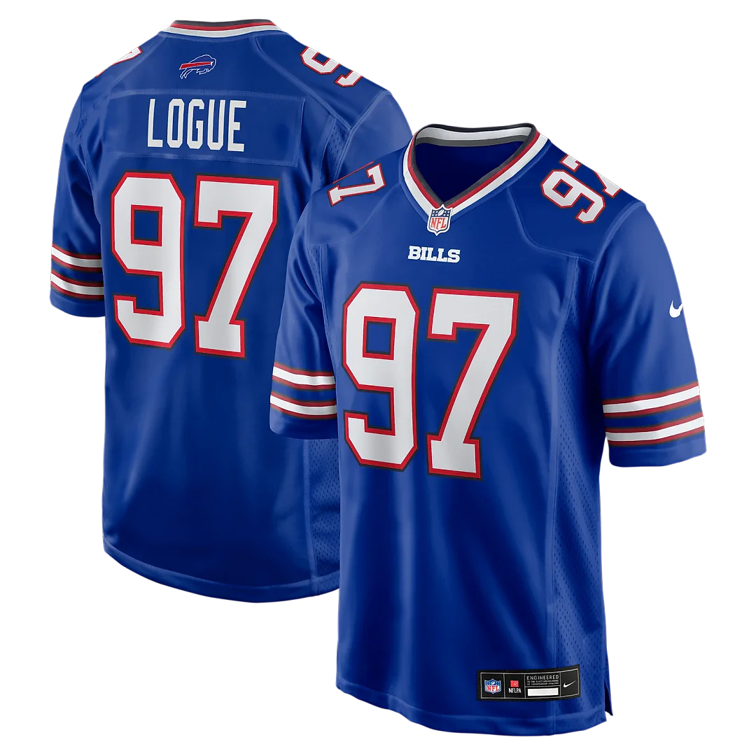 Zennovawear Zion Logue Buffalo Bills Team Game Jersey - Royal