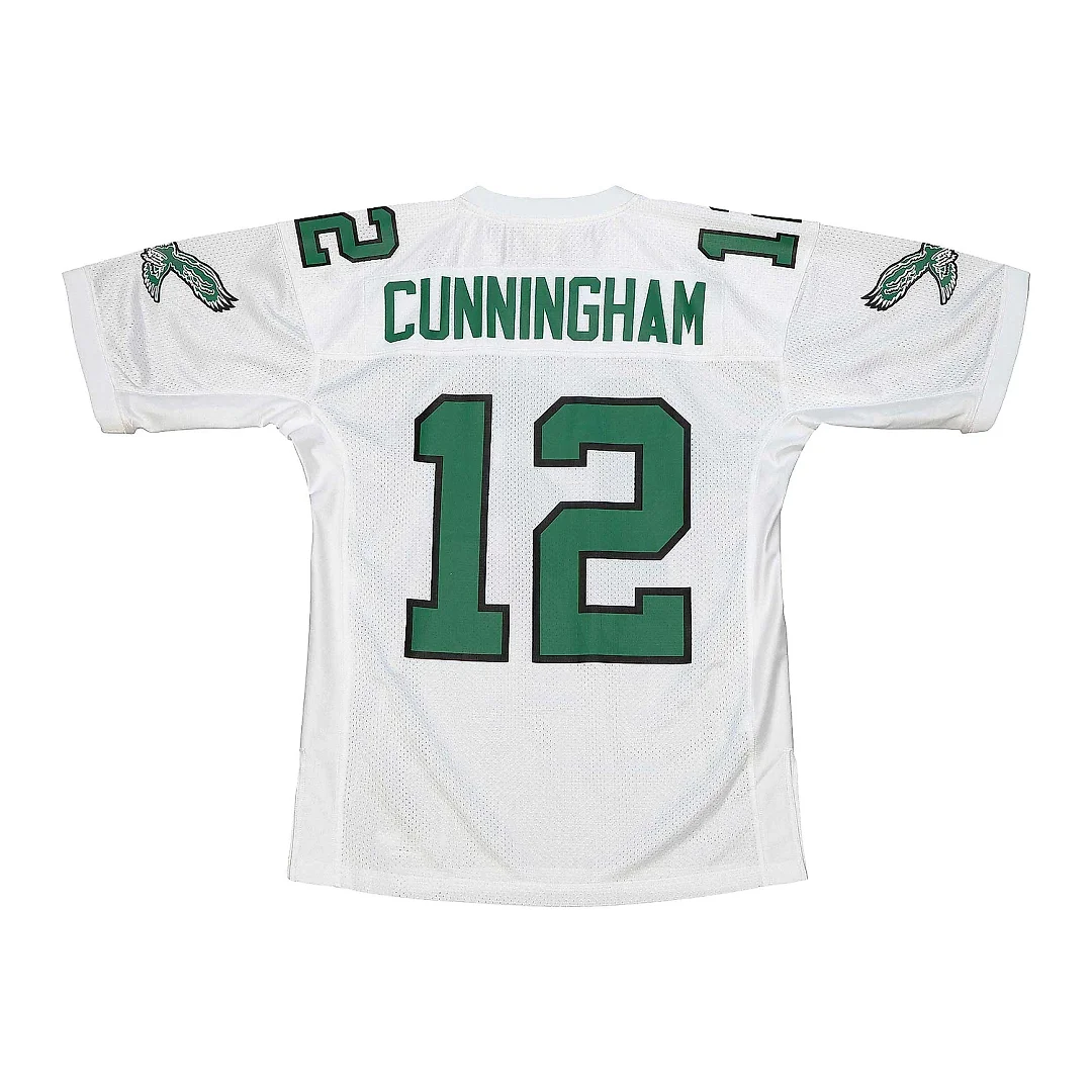 Zennovawear Men's Philadelphia Eagles 1992 Randall Cunningham Mitchell & Ness White Throwback Retired Player Jersey