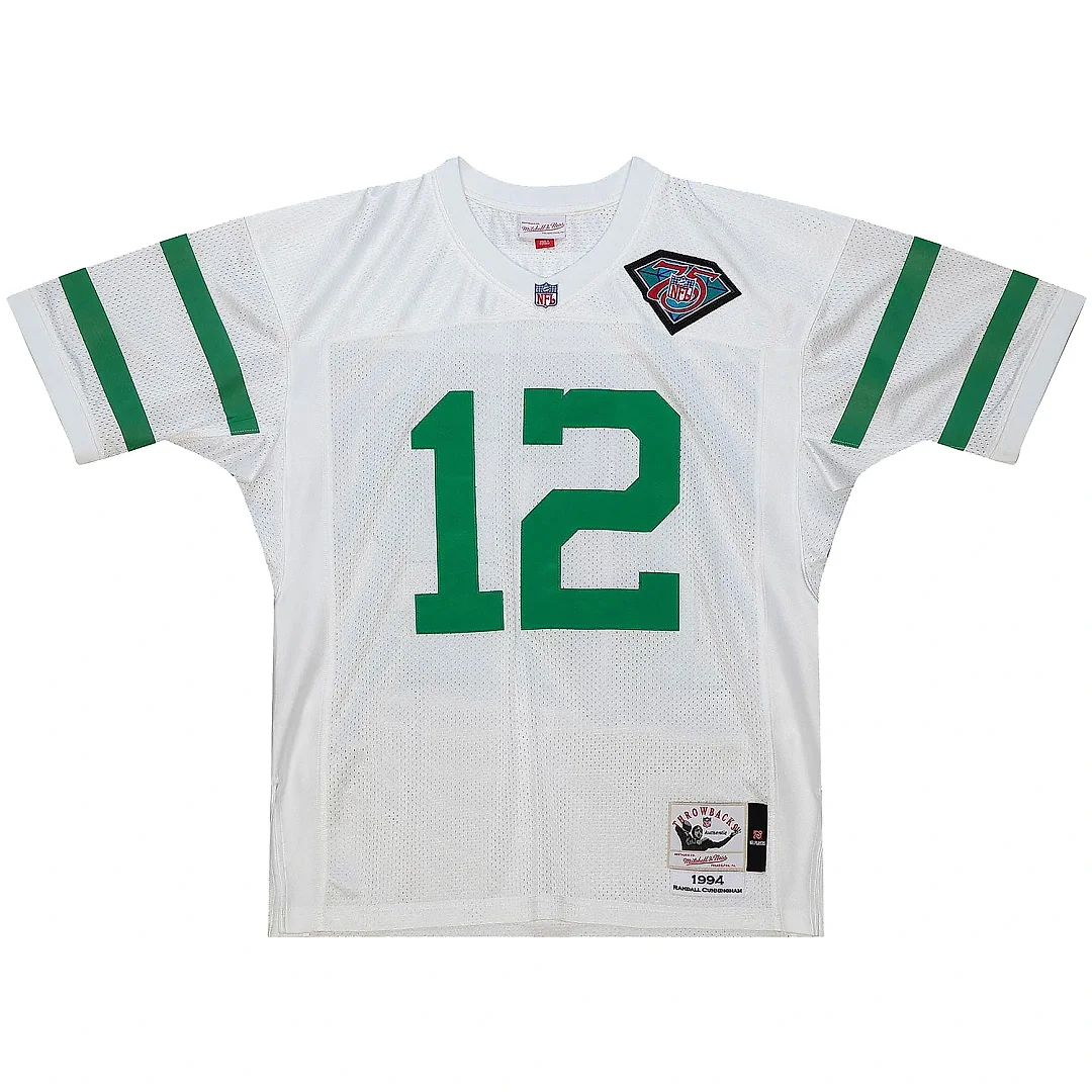 Zennovawear Men's Philadelphia Eagles 1994 Randall Cunningham Mitchell & Ness White Throwback Retired Player Jersey