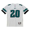 Zennovawear Men's Philadelphia Eagles 1996 Brian Dawkins Mitchell & Ness White Throwback Retired Player Jersey