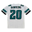 Zennovawear Men's Philadelphia Eagles 1996 Brian Dawkins Mitchell & Ness White Throwback Retired Player Jersey