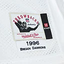 Zennovawear Men's Philadelphia Eagles 1996 Brian Dawkins Mitchell & Ness White Throwback Retired Player Jersey