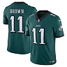 Zennovawear Men's Philadelphia Eagles A.J. Brown Green Vapor F.U.S.E. Limited Jersey