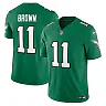 Zennovawear Men's Philadelphia Eagles A.J. Brown Kelly Green Vapor F.U.S.E. Limited Jersey