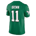 Zennovawear Men's Philadelphia Eagles A.J. Brown Kelly Green Vapor F.U.S.E. Limited Jersey