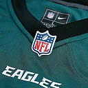Zennovawear Men's Philadelphia Eagles A.J. Brown Midnight Green Super Bowl LIX Game Player Jersey