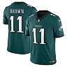 Zennovawear Men's Philadelphia Eagles A.J. Brown Midnight Green Vapor F.U.S.E. Limited Jersey