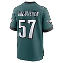 Zennovawear Men's Philadelphia Eagles Ben VanSumeren Midnight Green Team Game Jersey