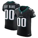 Zennovawear Men's Philadelphia Eagles Black Alternate Vapor F.U.S.E. Elite Custom Jersey