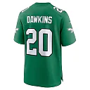 Zennovawear Men's Philadelphia Eagles Brian Dawkins Kelly Green Alternate Retired Player Game Jersey