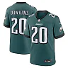 Zennovawear Men's Philadelphia Eagles Brian Dawkins Midnight Green Team Game Jersey