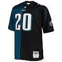 Zennovawear Men's Philadelphia Eagles Brian Dawkins Mitchell & Ness Midnight Green/Black Big & Tall Split Legacy Retired Player Jersey