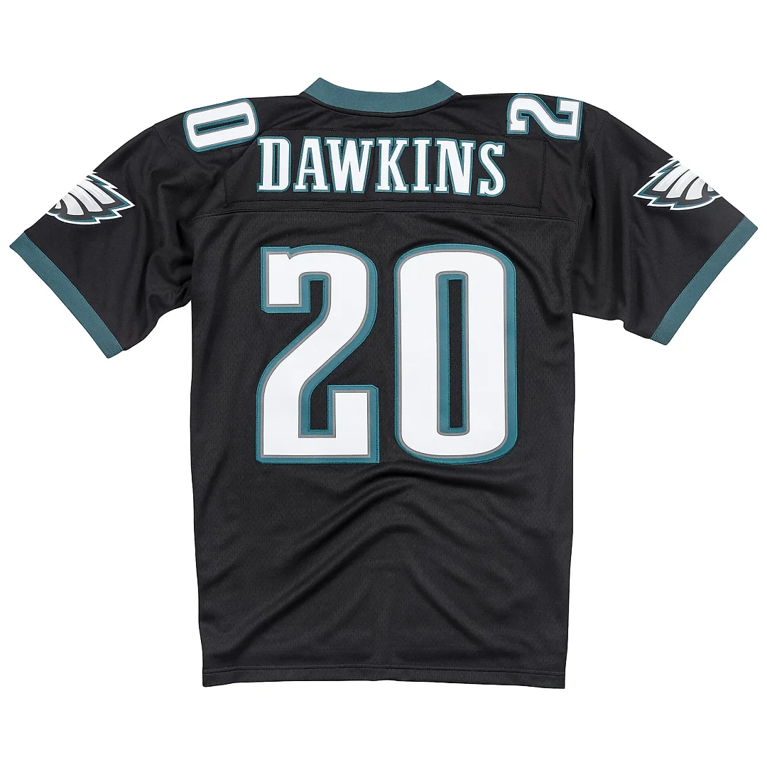 Zennovawear Men's Philadelphia Eagles Brian Dawkins Mitchell & Ness Black Legacy Jersey
