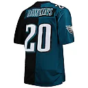 Zennovawear Men's Philadelphia Eagles Brian Dawkins Mitchell & Ness Midnight Green/Black Big & Tall Split Legacy Retired Player Jersey