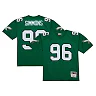 Zennovawear Men's Philadelphia Eagles Clyde Simmons Mitchell & Ness Kelly Green Legacy Jersey