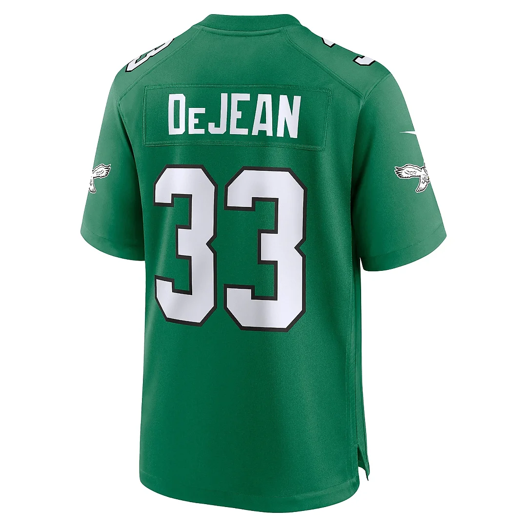 Zennovawear Men's Philadelphia Eagles Cooper DeJean Kelly Green Super Bowl LIX 2nd Alternate Game Jersey