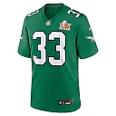 Zennovawear Men's Philadelphia Eagles Cooper DeJean Kelly Green Super Bowl LIX 2nd Alternate Game Jersey