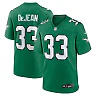 Zennovawear Men's Philadelphia Eagles Cooper DeJean Kelly Green Alternate Game Jersey