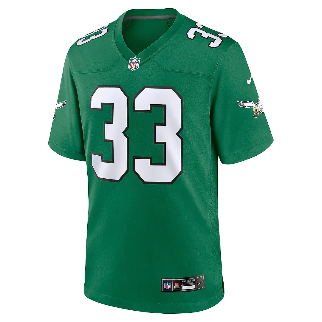 Zennovawear Men's Philadelphia Eagles Cooper DeJean Kelly Green Alternate Game Jersey