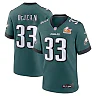 Zennovawear Men's Philadelphia Eagles Cooper DeJean Midnight Green Super Bowl LIX Game Player Jersey