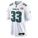 Zennovawear Men's Philadelphia Eagles Cooper DeJean Tundra White Super Bowl LIX Fashion Game Jersey