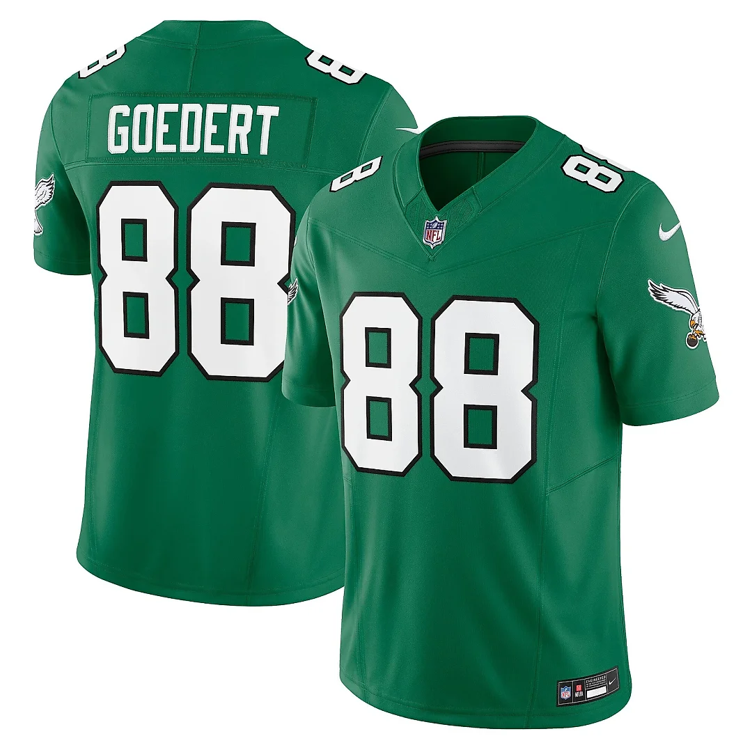 Zennovawear Men's Philadelphia Eagles Dallas Goedert Kelly Green Vapor F.U.S.E. Limited Jersey