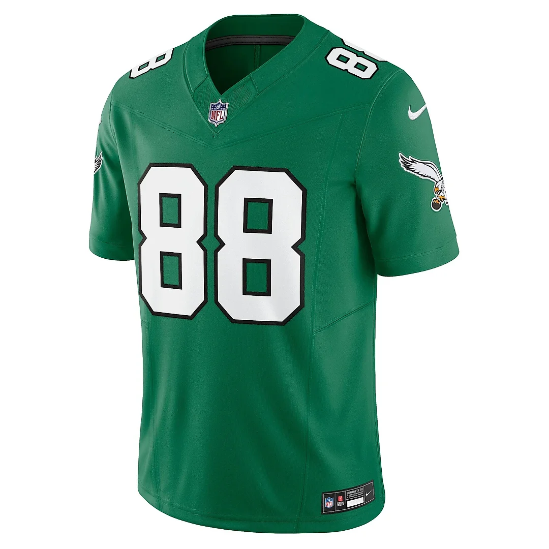 Zennovawear Men's Philadelphia Eagles Dallas Goedert Kelly Green Vapor F.U.S.E. Limited Jersey