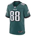 Zennovawear Men's Philadelphia Eagles Dallas Goedert Midnight Green Team Game Jersey