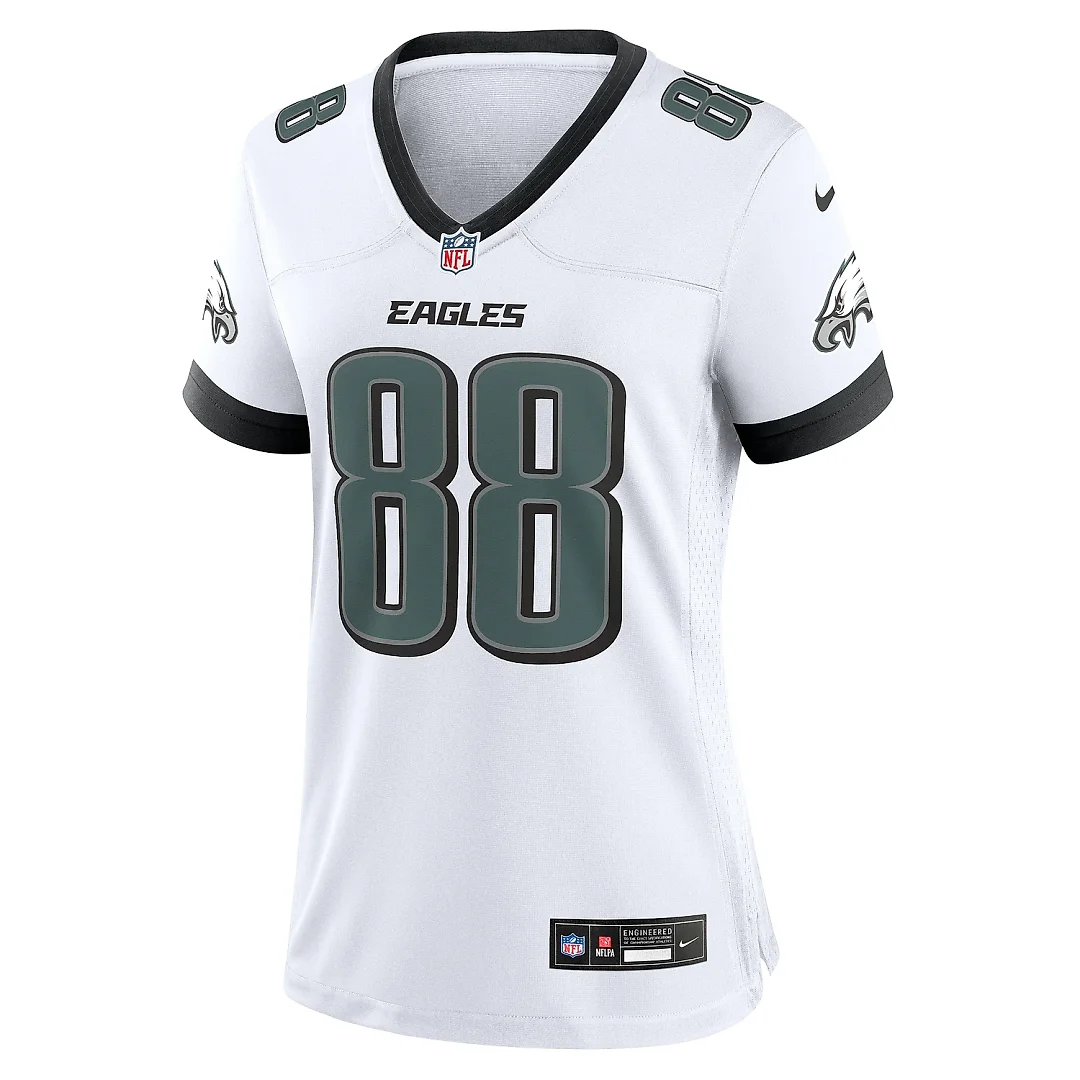 Zennovawear Men's Philadelphia Eagles Dallas Goedert White White Game Jersey