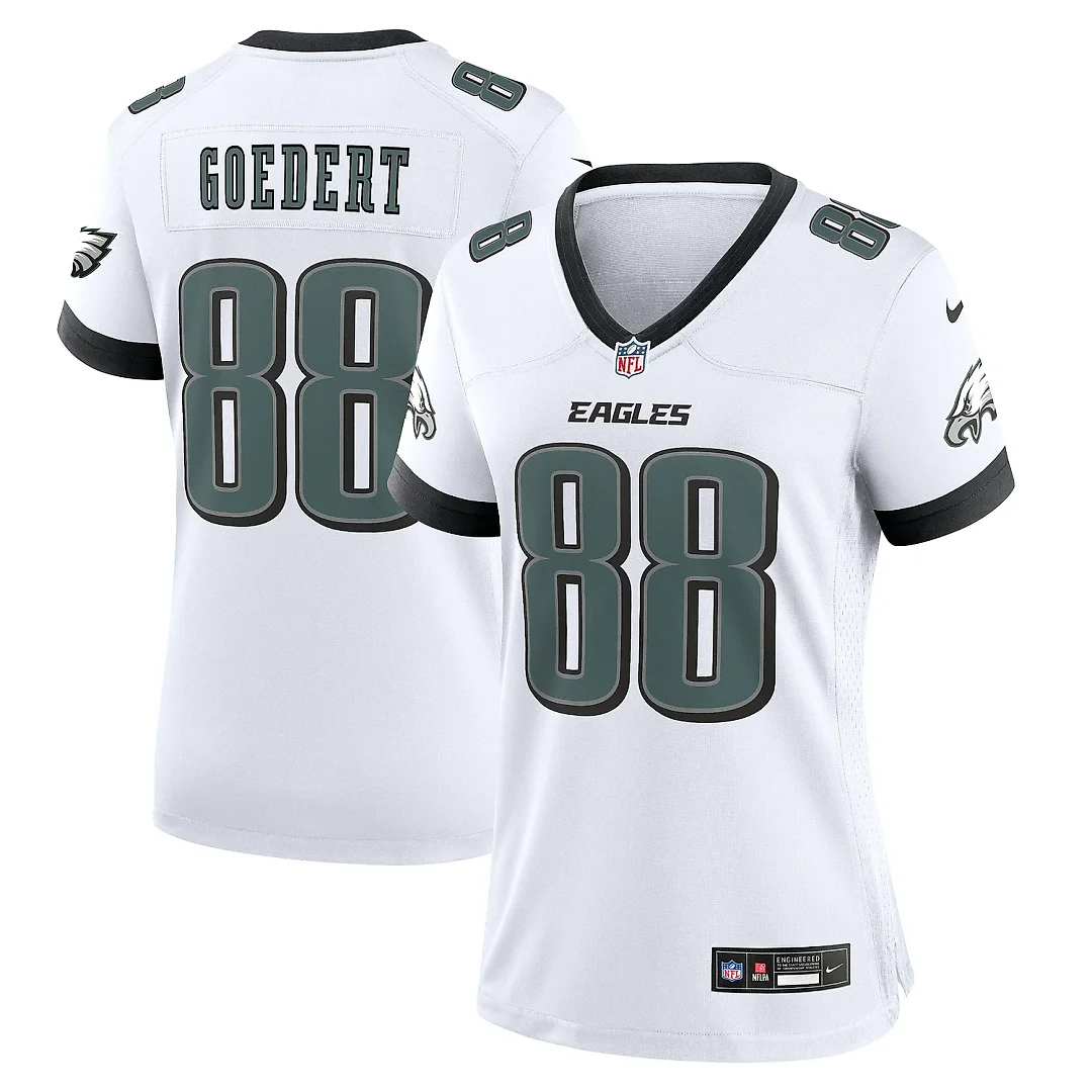 Zennovawear Men's Philadelphia Eagles Dallas Goedert White White Game Jersey