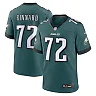 Zennovawear Men's Philadelphia Eagles Darian Kinnard Midnight Green Team Game Jersey