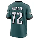 Zennovawear Men's Philadelphia Eagles Darian Kinnard Midnight Green Team Game Jersey