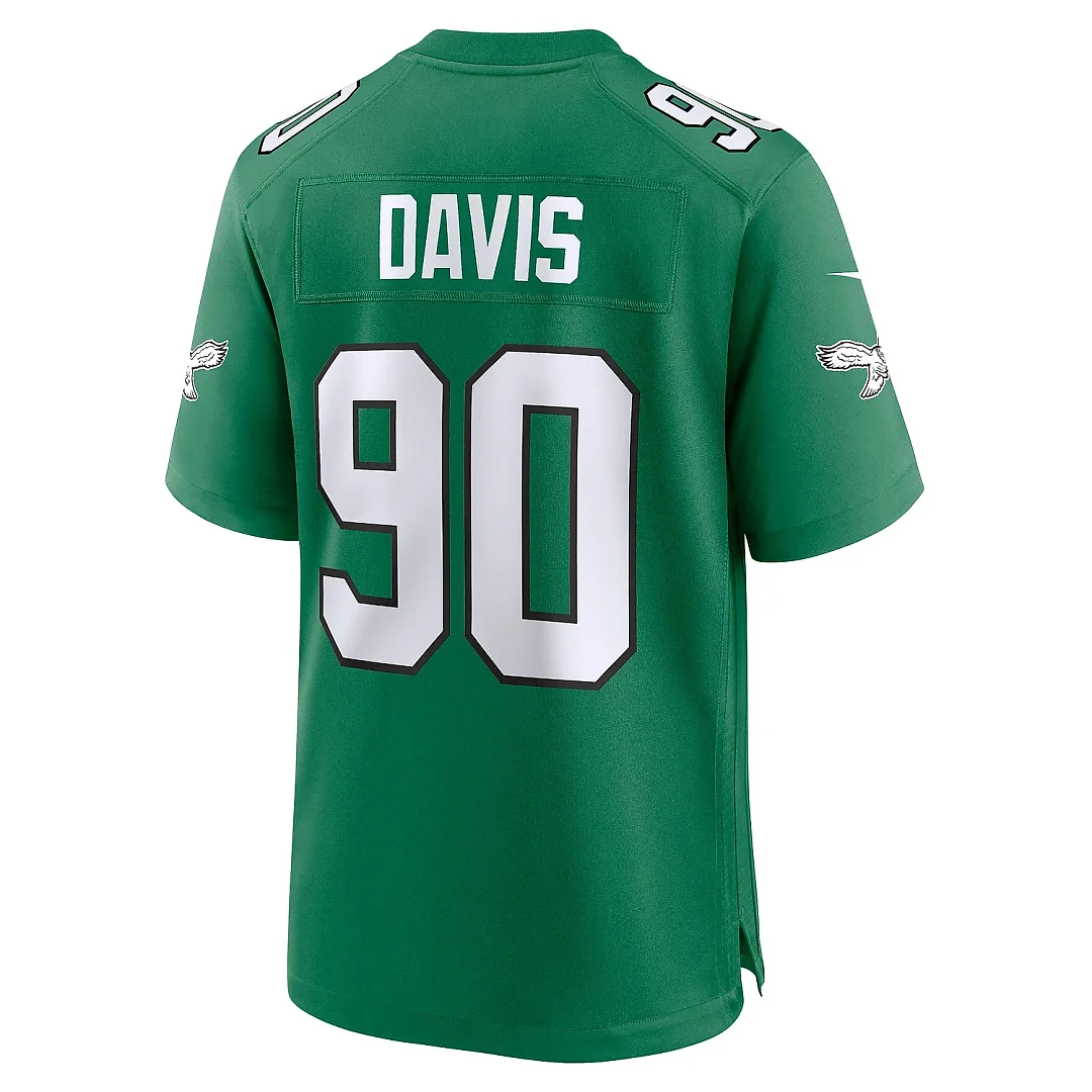 Zennovawear Men's Philadelphia Eagles Davis Kelly Green Alternate Game Jersey